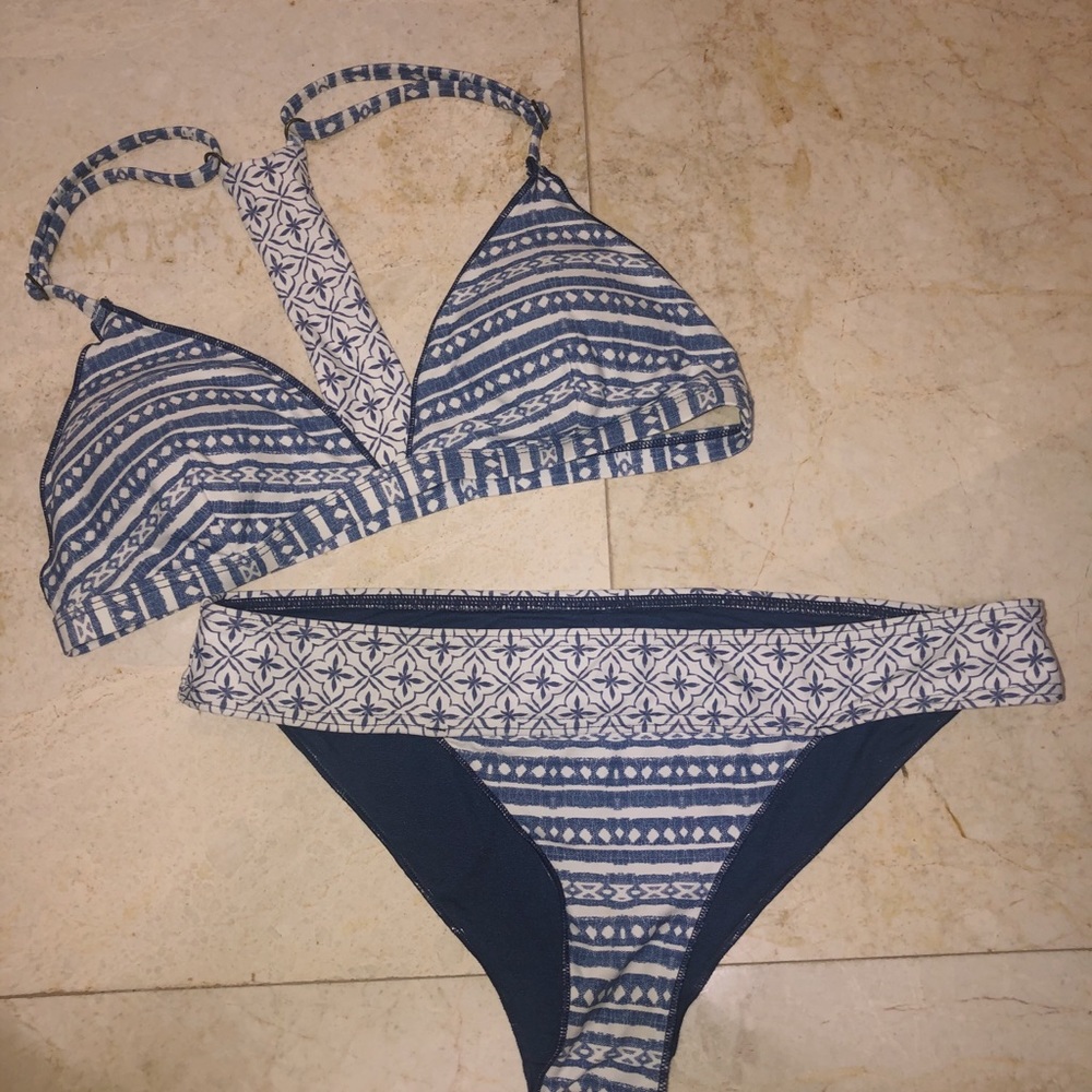 Blue and white bikini Ripcurl